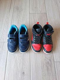 Lotto 2 scarpe da ginnastica bimbo Adidas e Puma