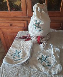 zainetto  bimbi Nascita e asilo logo in sughero  