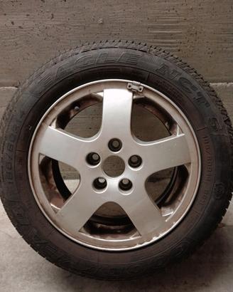 PNEUMATICO 185/60R/14 GOODYEAR CON CERCHIO IN LEGA
