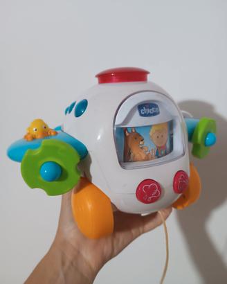 Chicco aereo canta e via