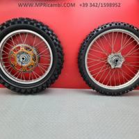 CERCHI ENDURO CROSS x KTM SXF 450 2004 2005 SX F 2