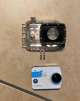Action cam + case subacqueo