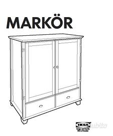 Mobile porta TV Ikea Markor