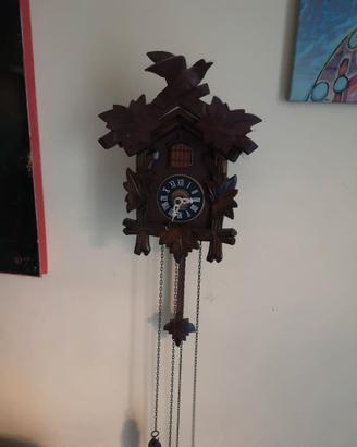 Splendido orologio a cucù meccanico