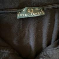 polo maniche lunghe nera FRED PERRY