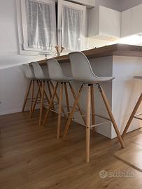 5 sgabelli da bancone cucina.