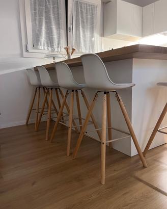 5 sgabelli da bancone cucina.