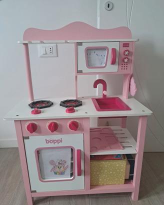Cucina in Legno Giocattolo per Bambini