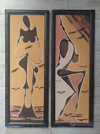 quadri africani fatti con la sabbia