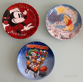 Piatto Disney decorato Natale