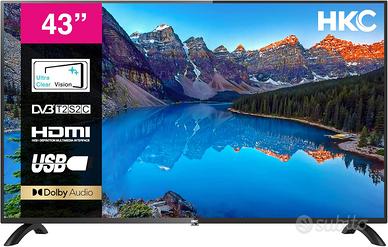 HKC 43” Full HD + Fire TV Stick Lite