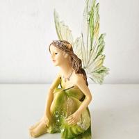 Statuetta fatina con ali altezza 16 cm