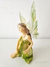 Statuetta fatina con ali altezza 16 cm