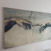 Stampa su tela - La creazione di Adamo