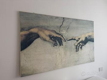 Stampa su tela - La creazione di Adamo