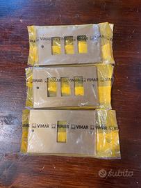 Placche vimar serie 8000 bronzo