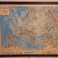 Quadro Cartina geopolitica dell' Europa