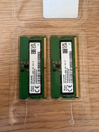 MEMORIA RAM SODIMM 2X8GB 5600MHZ PER NOTEBOOK