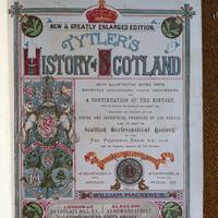 libro antico con stampe Scozia