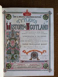 libro antico con stampe Scozia