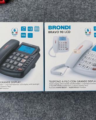BUNDLE 2 PEZZI TELEFONO BRONDI BRAVO 90 LCD