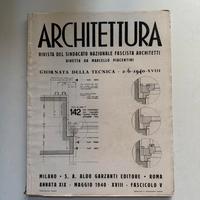 Rivista Architettura Fascista - Maggio 1940