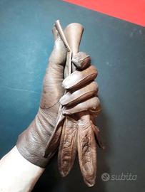 Guanti Pelle Vintage per Donna