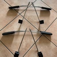 gruccie appendiabiti per auto in acciaio