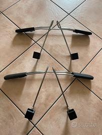 gruccie appendiabiti per auto in acciaio