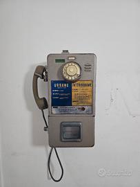 telefono pubblico a gettoni anni 70