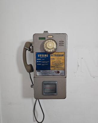 telefono pubblico a gettoni anni 70
