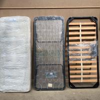 Materasso singolo con rete a doghe