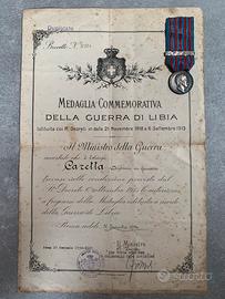 Medaglia Guerra di Libia Colonie WW1 WW2 fascismo