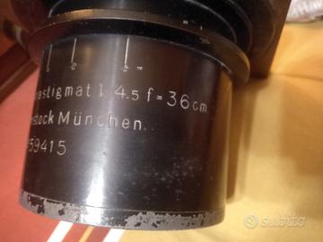 Antico obiettivo Rodenstock Eurynar 36cm f/4.5 ott