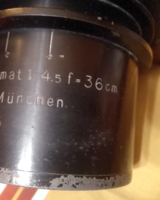 Antico obiettivo Rodenstock Eurynar 36cm f/4.5 ott