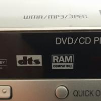 LETTORE CD MP3 PANASONIC DVD DIVX AUDIO VIDEO FOTO