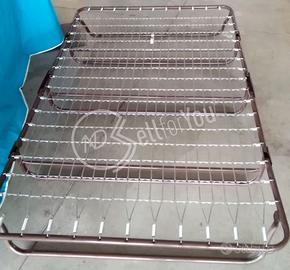 Rete letto matrimoniale richiudibile 188x120x25 cm