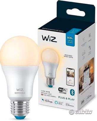 BUNDLE - 8 x WiZ Lampadina Smart + 1x N
