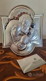 Quadretto Sacra Famiglia argento