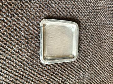 Piattino Argento 800/1000 Quadrato