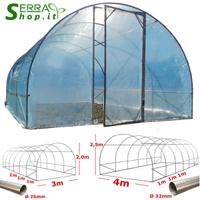 Serra tunnel orto giardino antigrandine film pvc