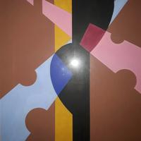 J.Leppien anni 70 astrattismo geometrico