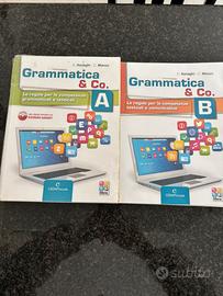Libro scolastico A e B completo di CD grammatica