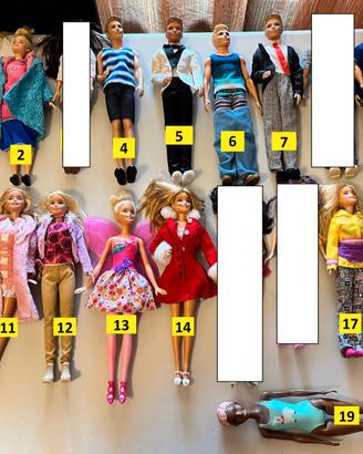 Bambole Barbie +  Ken