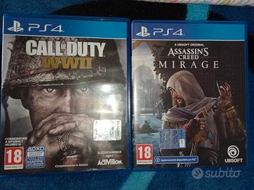 Assassin's Creed Mirage e call of duty ww2 