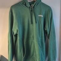 felpa adidas verde taglia L