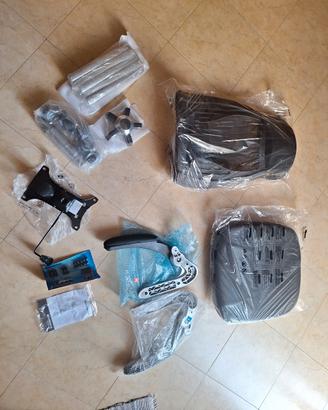 Sedia da ufficio Songmics OBN086BH03 - nuova 