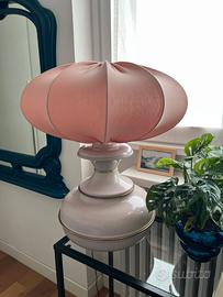 Lampada abat jour design vintage rosa antico