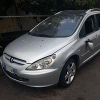 PEUGEOT 307 SW DIESEL TETTO VETRO-CERCHI X RICAMBI