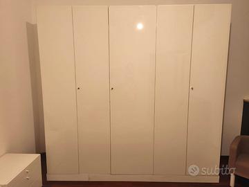 Armadio 5 ante e scarpiera